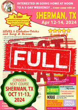 Load image into Gallery viewer, Apr 12-14, 2024 - Sherman, TX, USA - E-TRACK Level I