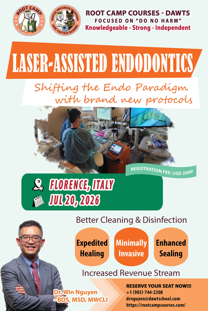 Jul 20, 2026 - Laser Assisted Endodontics - Florence, Italy