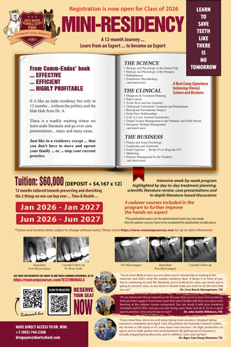 Jan 2026 through Jan 2027 - Endo mini-residency program