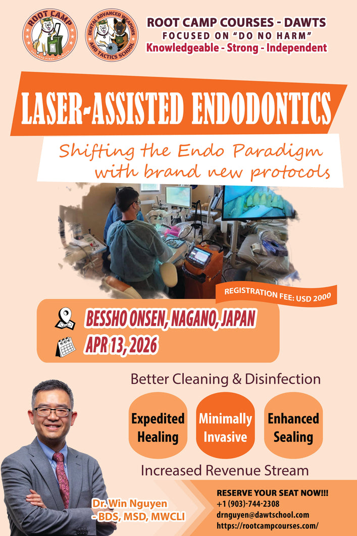 Apr 13, 2026 - Laser Assisted Endodontics - Bessho Onsen, Nagano, Japan