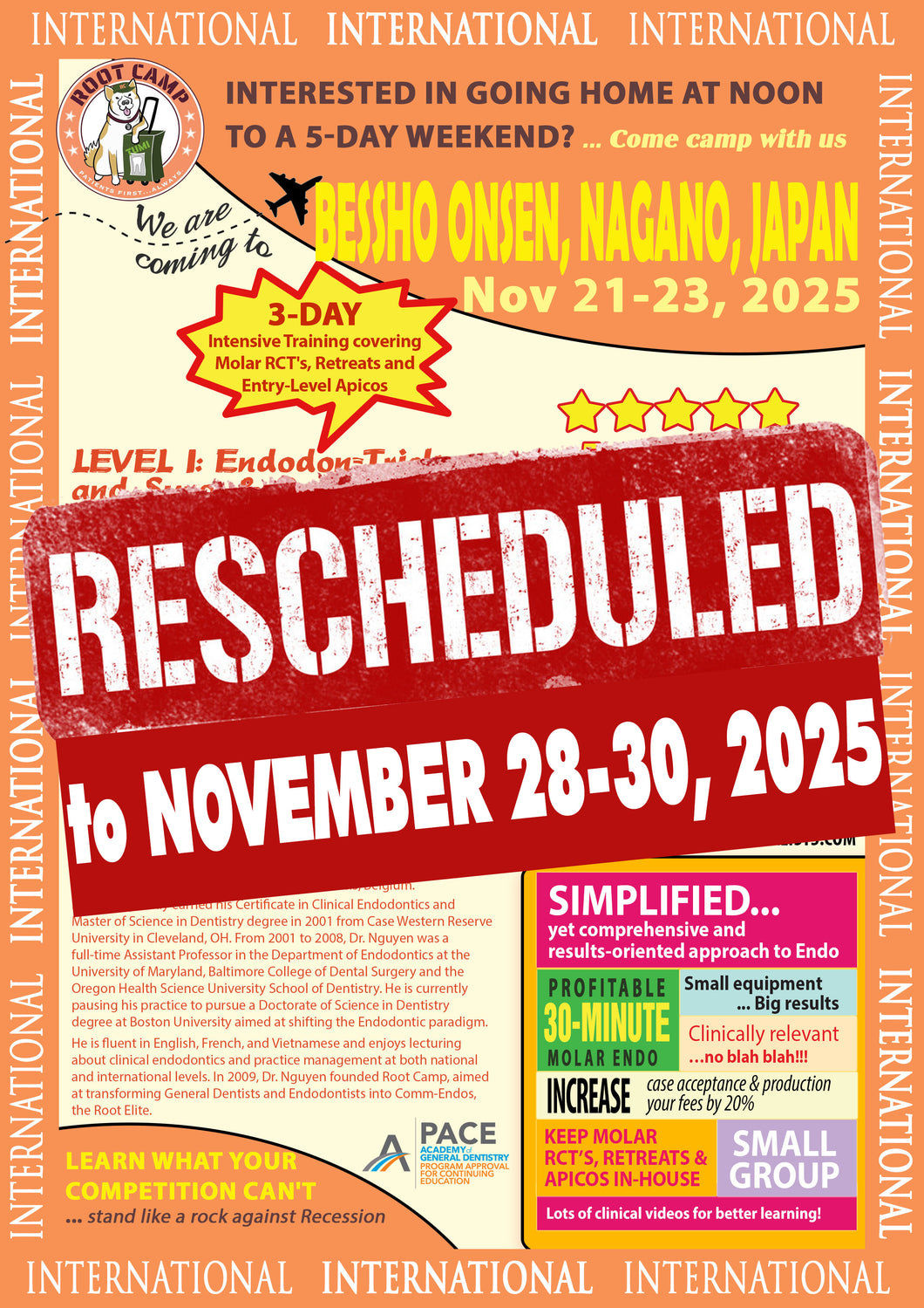 Nov 21-23, 2025 - Bessho Onsen, Nagano, Japan - E-TRACK Level I