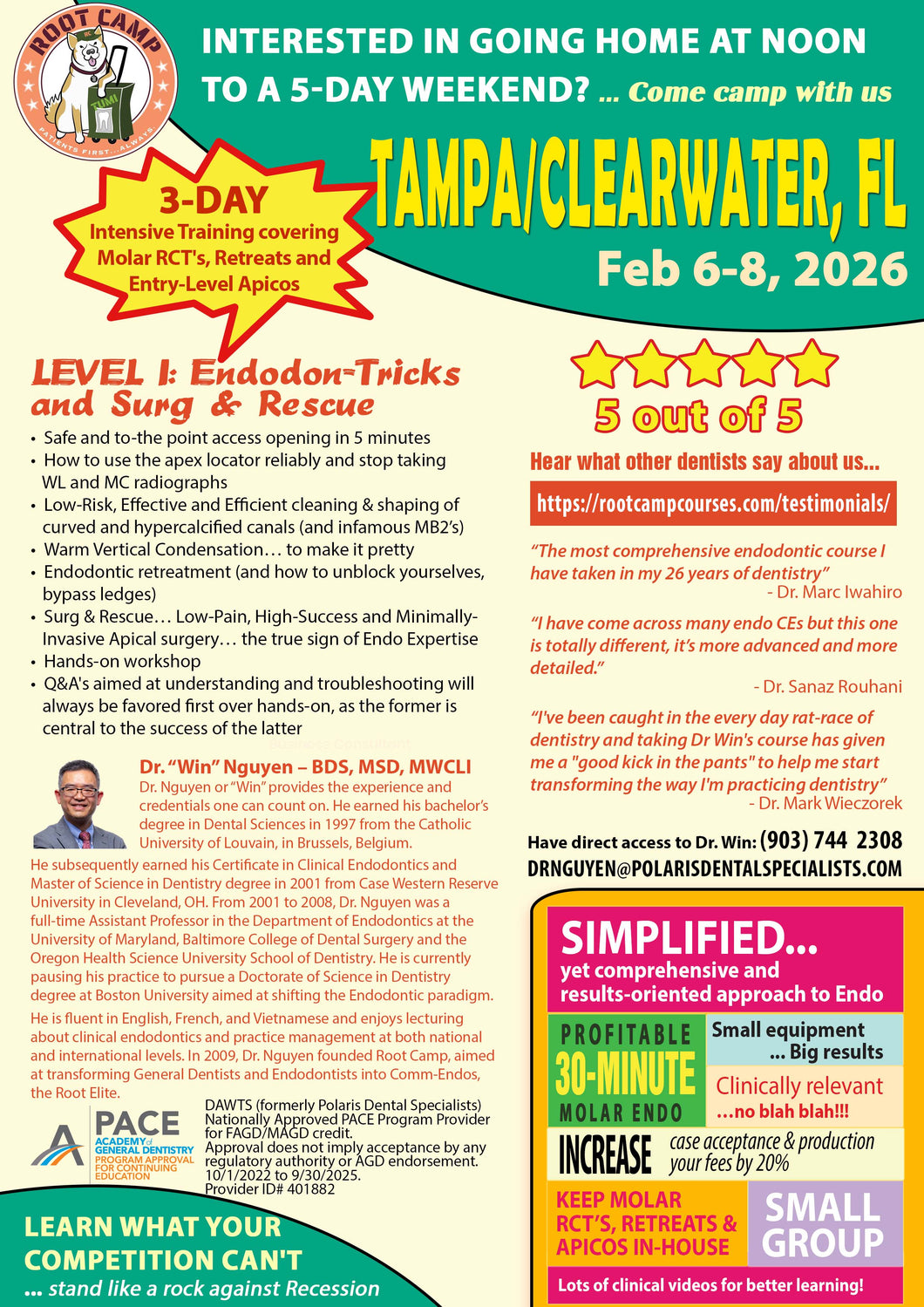 Feb 6-8, 2026 - Tampa/Clearwater, FL, USA - E-TRACK Level I