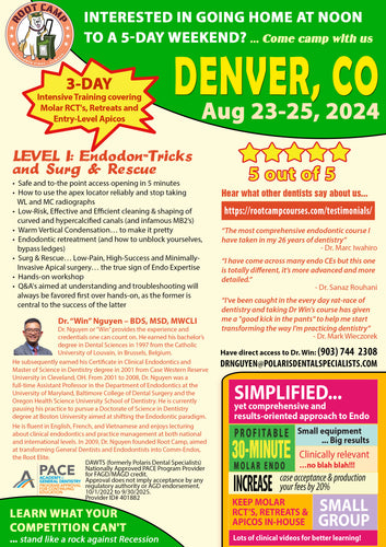 Aug 23-25, 2024 - Denver, CO, USA - E-TRACK Level I