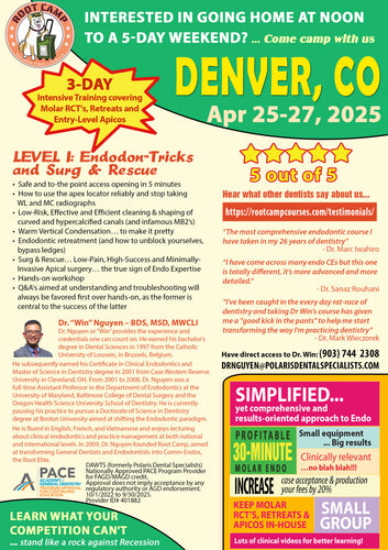 Apr 25-27, 2025 - Denver, CO, USA - E-TRACK Level I