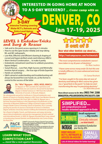 Jan 17-19, 2025 - Denver, CO, USA - E-TRACK Level I