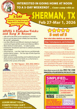 Load image into Gallery viewer, Feb 27-Mar 1, 2026 - Sherman, TX, USA - E-TRACK Level I