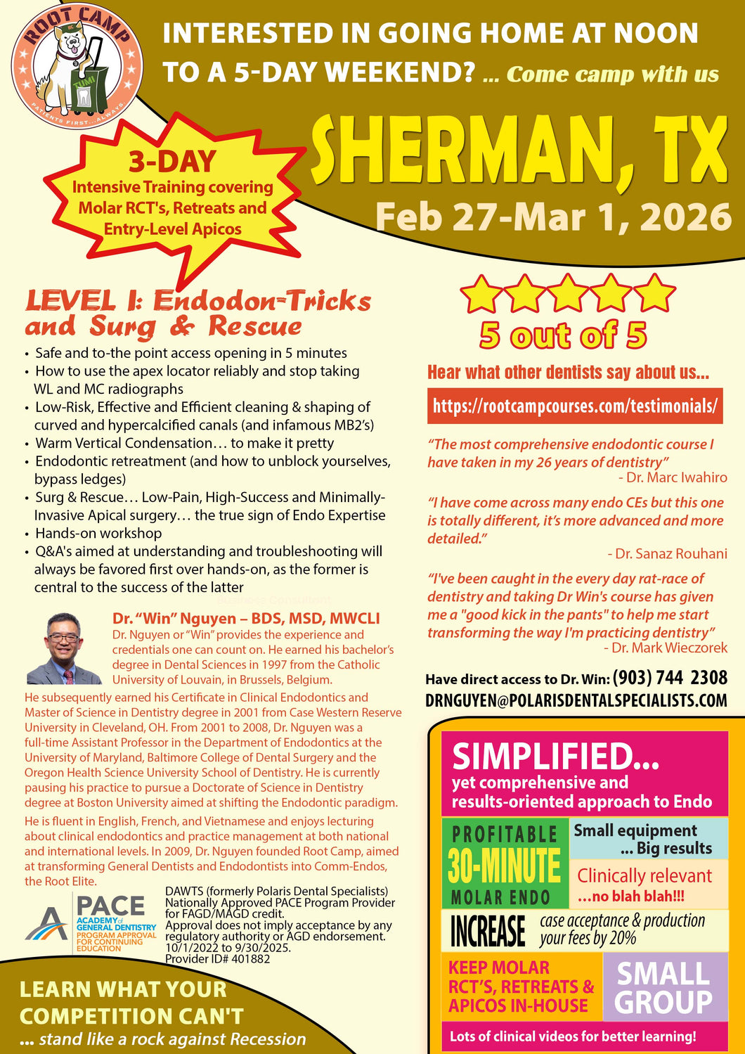 Feb 27-Mar 1, 2026 - Sherman, TX, USA - E-TRACK Level I