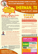 Load image into Gallery viewer, Sep 25-27, 2026 - Sherman, TX, USA - E-TRACK Level I