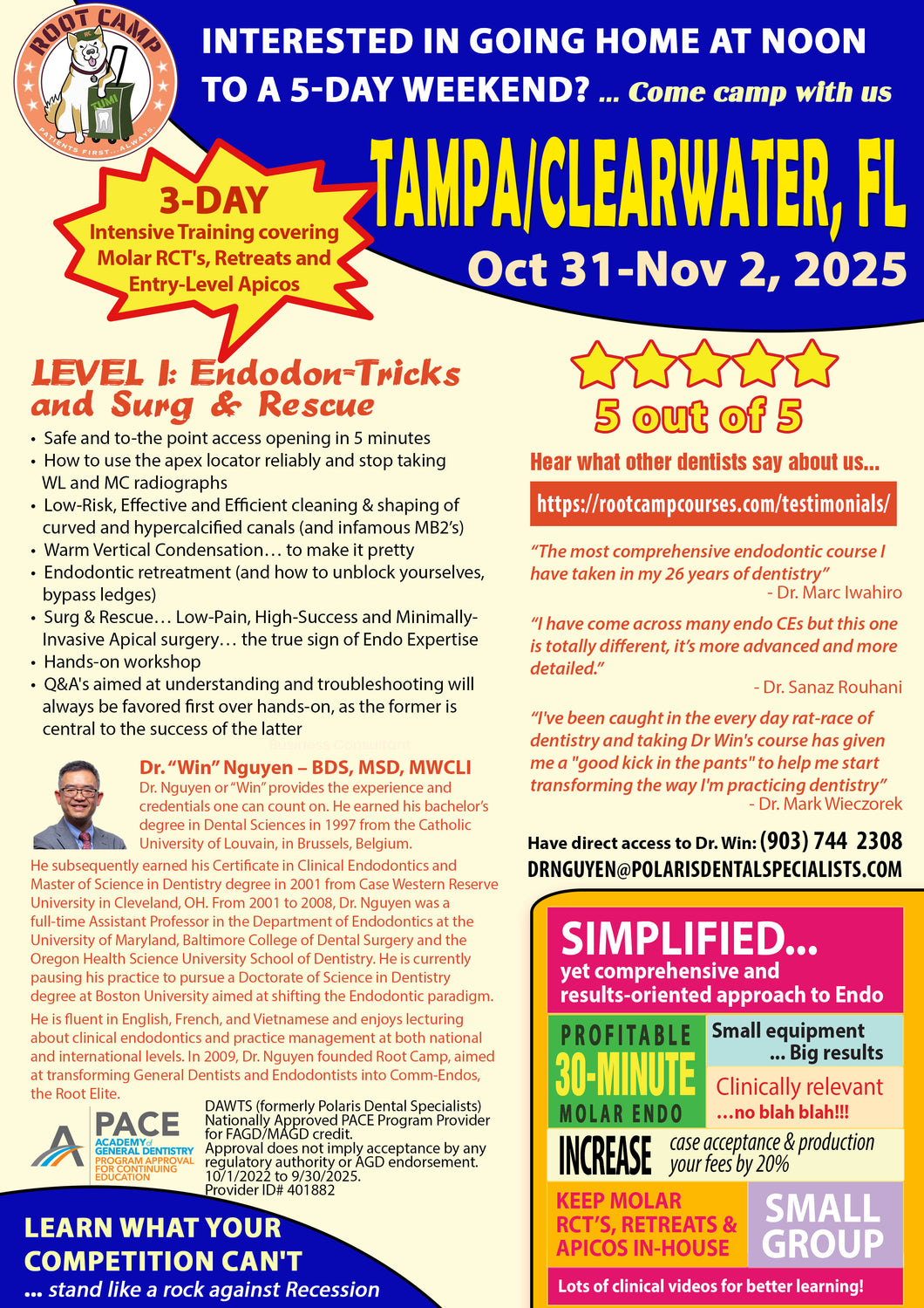 Oct 31-Nov 2, 2025 - Tampa/Clearwater, FL, USA - E-TRACK Level I